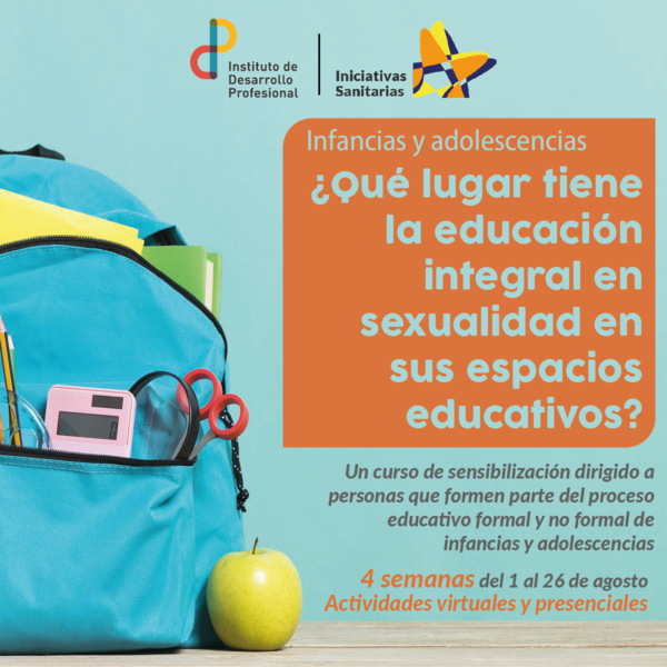 afiche infancias adolescencias educacion integral sexualidad
